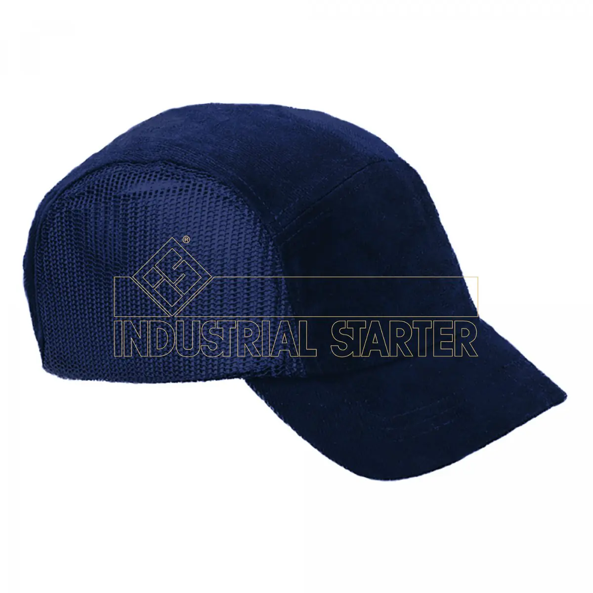 Gorra antigolpes CoolCap azul marino con ventilación lateral y forro de ABS RBR Suministros