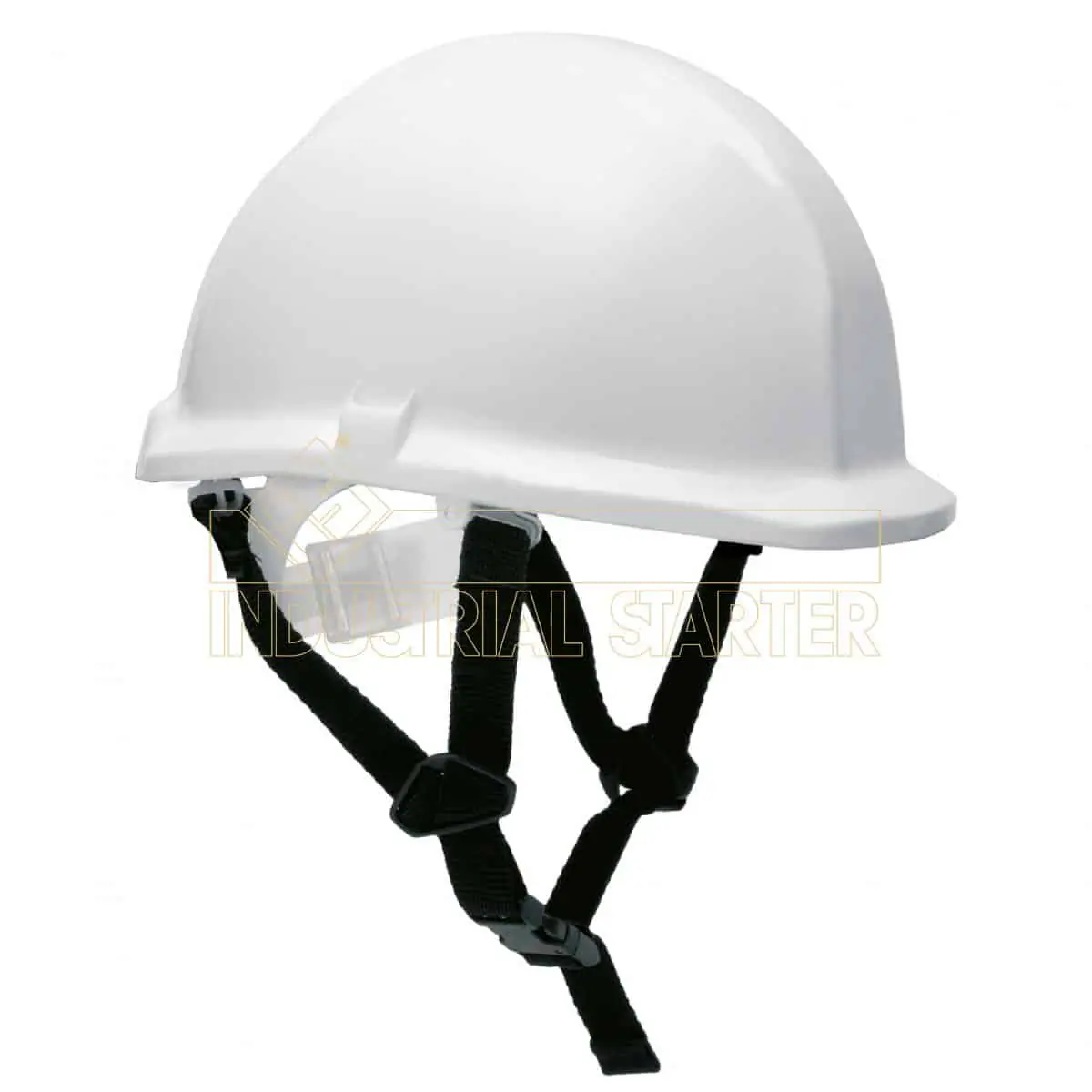 Casco LINESMAN visera corta para andamios Centurion 1125 blanco con barboquejo RBR Suministros