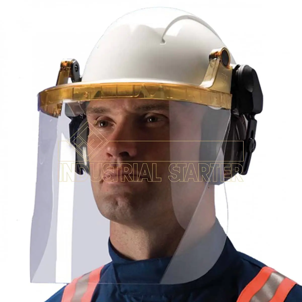 Pantalla de protección contra arco eléctrico facial de policarbonato transparente de 1,4mm RBR Suministros