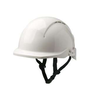 Casco de seguridad CONCEPT SECURE PLUS con barboquejo de 4 puntos y visera corta RBR Suministros